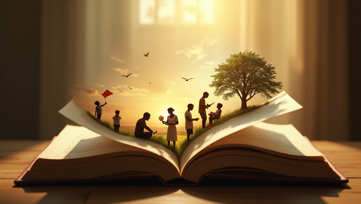 Unfolding Pages: Life’s Eternal Tale